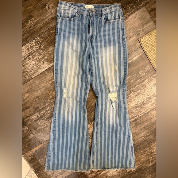 Cello Denim - Cello Striped Women's Jeans
